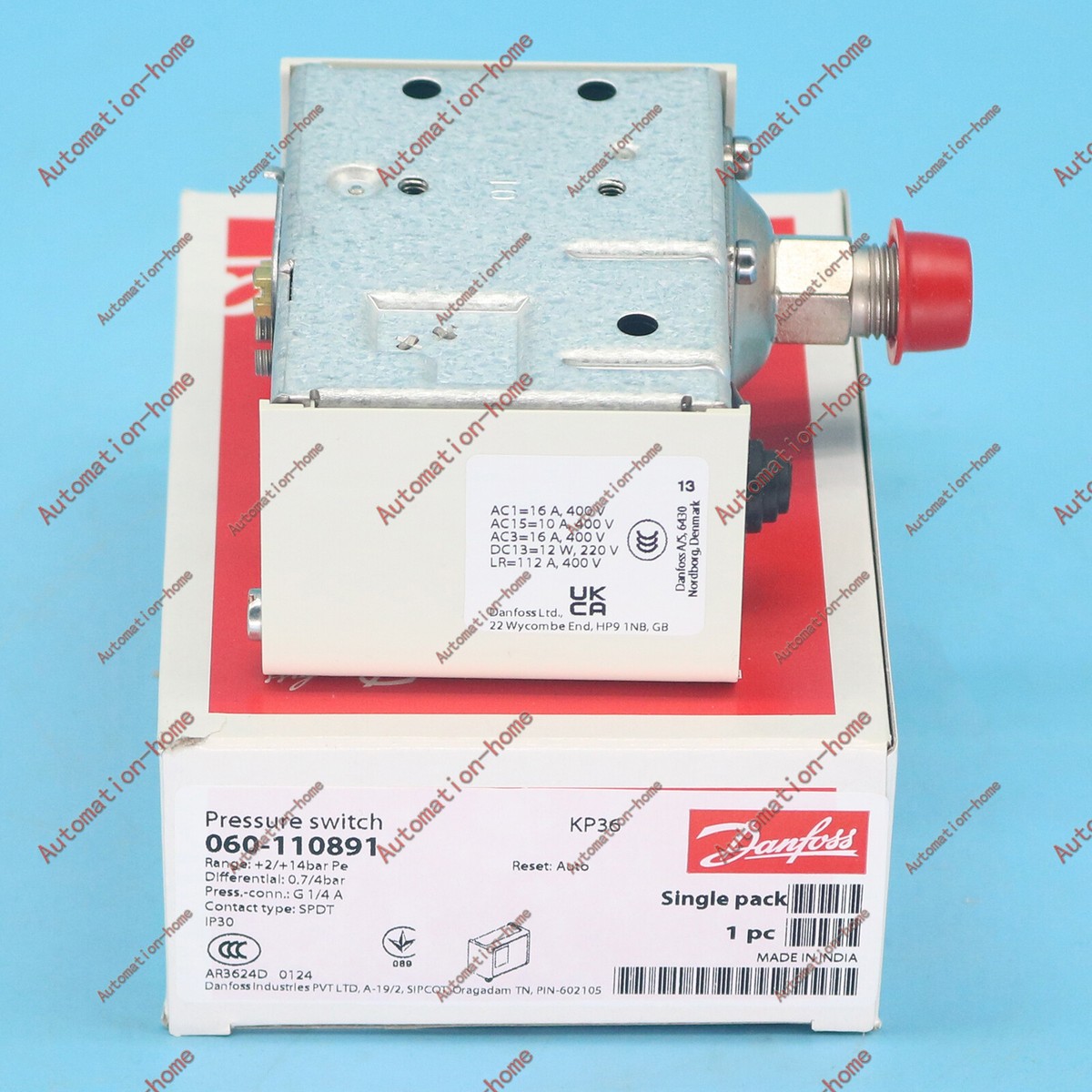 New Danfoss pressure switch KP36 060-110891 pressure controller#QW