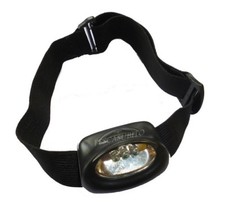 torcia da testa 3 led calamita pesca carpfishing surfcasting lampada fronte tp