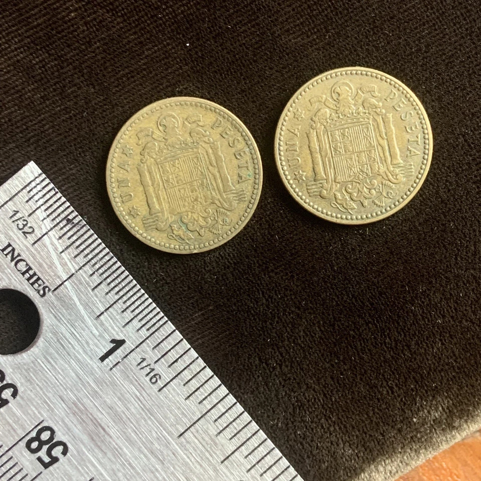 Moneda de colección 1947 1953 monedas españolas Caudillo FRANCISCO FRANCO UNA PESETA España Foto 4 de 4