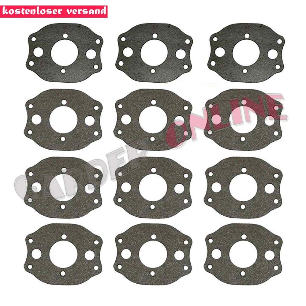12x Vergaserdichtung Vergaser Ansaugstutzen Dichtung für Husqvarna 136 137 141