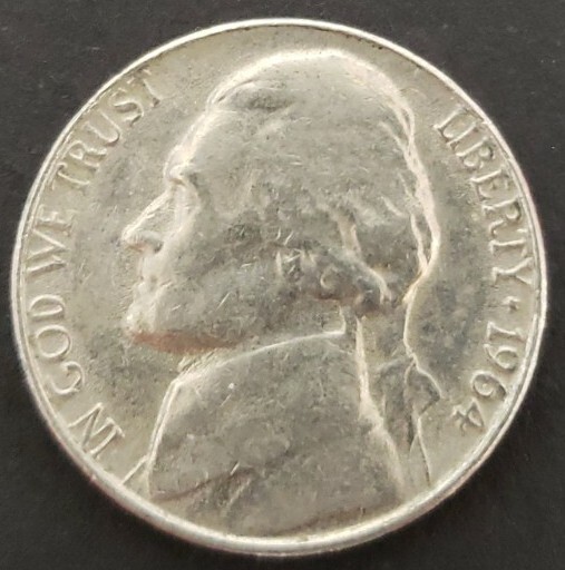 1964 D Jefferson Nickel Error Reverse Double Die Mint Mark | eBay