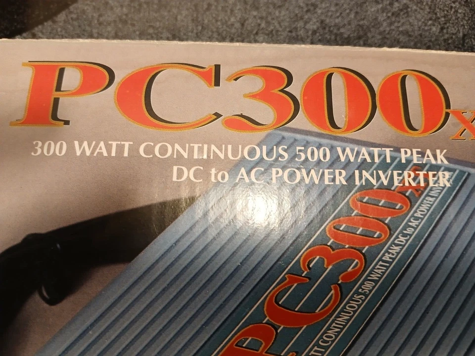 Dc to AC Power Inverter 300 Watt Continious to 500 Watt Peak OPEN BOX PC300XT - Image 4 of 4