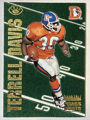 1996 Leaf Grass Roots, Terrell Davis #ed 4769/5000, #16, Denver Broncos
