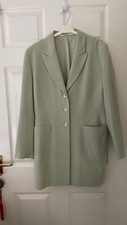 New Womans Mint Green 3/4 Length Petite Blaze By St. Michael Marks & Spencer 18