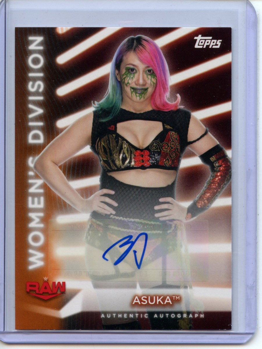 プロレス★アスカ ASUKA 21ToppsWWE 150枚限定直筆サインカード 2021 Topps WWE Women's Division Autograph ORANGE Asuka Auto