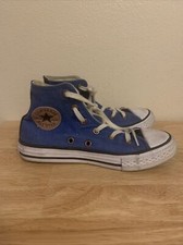Converse Chuck Taylor All Star Kids Unisex 1 Blue Canvas High Top Shoes