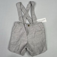 JANIE AND JACK Boys 3-6 Months Overall Shorts