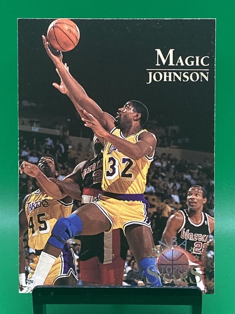 1996-97 Topps Stars #122 Magic Johnson Los Angeles Lakers | eBay