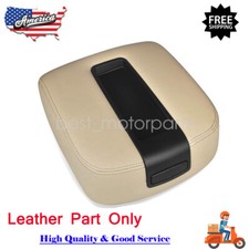 Fits 07-13 Chevy Suburban Tahoe Sierra Leather Console Lid Armrest Cover Tan New