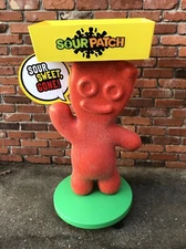 Sour Patch Kids Character Candy Store Display w/ Storage Tray Rolling Wheels NIB