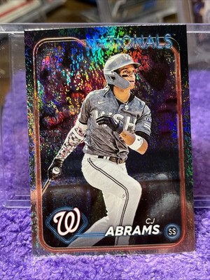 2024 Topps Shimmer Holofoil CJ Abrams 57/265 Nationals #37