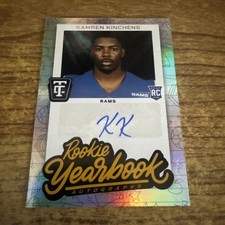 2024 Panini Totally Certified Kamren Kinchens Rookie Yearbook Auto - LA Rams