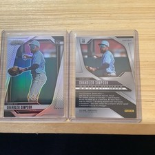 2025 Panini Prizm Baseball - Chandler Simpson Silver Prizm (RC) #49 Rays A-23