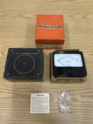 Simpson Model 59 59435 Alternating Current Meter 0-25 Amperes