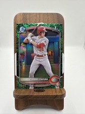 2025 Bowman - Chrome Prospects Sammy Stafura #BCP-100 Green Grass 13/99 Reds
