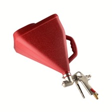 Air Paint Spray Gun Wlarge Hopper - 9l Hopper Capacity 3 Standard Spray Tips
