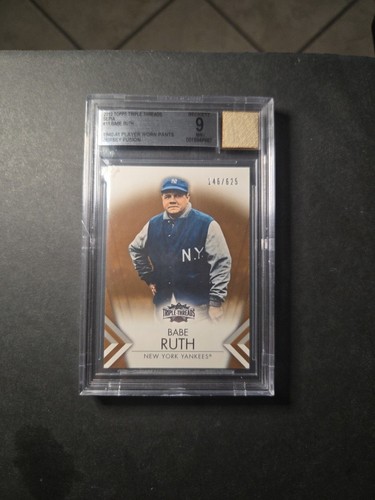 2014 Topps Babe Ruth Triple Threads with Jersey Fusion Game Worn Relic(1940-41)