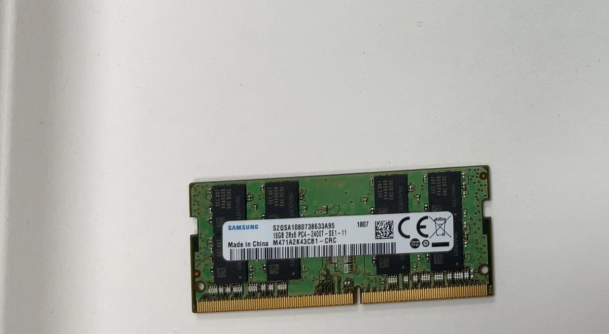 25+ Samsung PC4-19200 (DDR4-2400) Bus Speed Computer RAM 16 GB