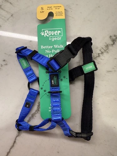 Rover Gear: Better Walk No-Pull Dog Harness Blue - Small 