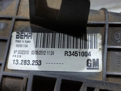 ladeluftkühler OPEL MERIVA B COSMO 13283253 aleep329693