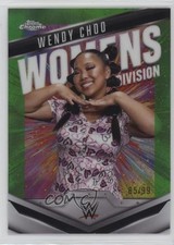 2025 Chrome WWE Women's Division Neon Green Refractor 85/99 Wendy Choo 10w9