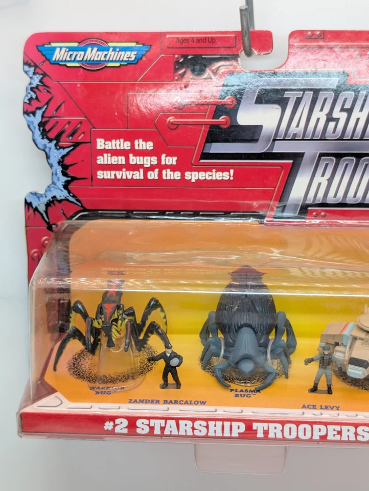 Micro Machines Starship Troopers Set 2 Warrior Bug Plasma Droid Ship - Image 2 of 4
