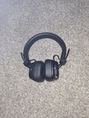 Marshall Major IV Bluetooth Headphones Black With Aux Cable