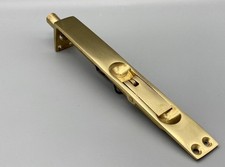 Solid Brass Door Flush Bolt - Tower Slide Latch