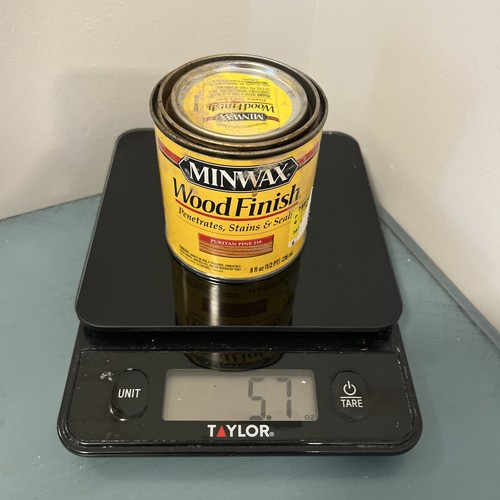 MINWAX 218 Puritan Pine Oil Based Wood Stain 1/2 Pint Small Can 8 Oz.