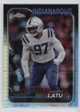 2024 Topps Chrome Rookies Prism Refractor Laiatu Latu #247 17wc