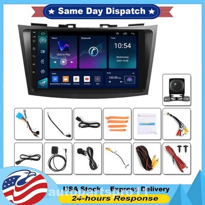 2+64G Car Stereo Radio GPS Navi Carplay Android 15 BT For Suzuki Swift 2011-2017
