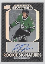 2021 Upper Deck Ovation Standing Rookie Signatures /100 Riley Damiani Auto 0wp8