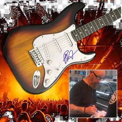PSA Judas Priest Band ROB HALFORD Signed Electric Guitar PROOF COA - Image 1 of 4