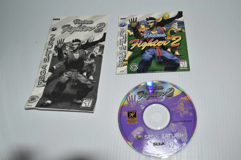 VIRTUA FIGHTER 2 -VIRTUA COP- DAYTONA USA - NOT FOR SALE LOT W/ MANUALS  (CPQ24) - Image 3 of 3