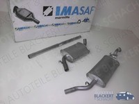 Imasaf Auspuffset Mittelrohr+Msd+Esd für VW Golf II 2 1.0+1.3 37/40KW 1985-1991