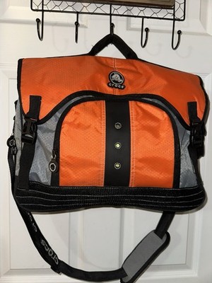 Crocs  Laptop iPad Messenger Bag Tote Orange 14  X 5 X 12 