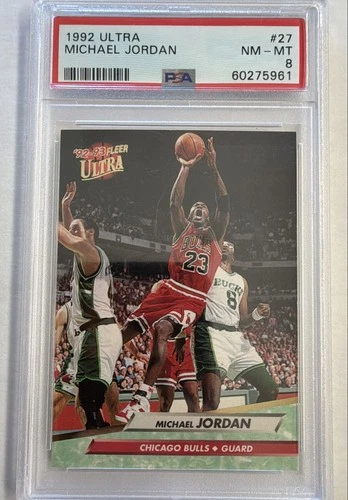 1992-93 Fleer Ultra - Michael Jordan #27 PSA 8