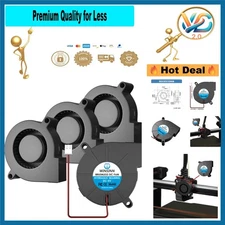 50mm 5V Blower Fan Pack of 4 High-Speed Turbo Cooling Brushless Fans