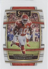 2021 Panini Select Concourse White Prizm Die-Cut 36/99 Derrick Gore #84 0g7i