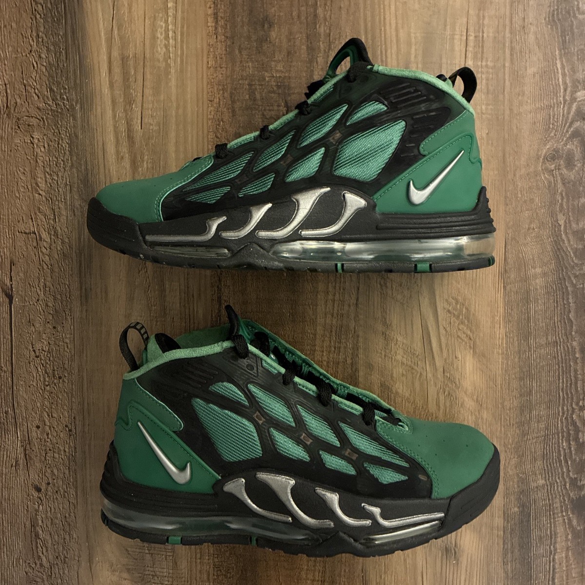 2012 Nike Air Max Pillar Pine Green Black Men Size 8.5 Shoes