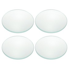 Double Convex Lens, 150mm Focal Length 50mm 1.97" Dia. Glass Lens, 4 Pcs