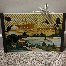 Vintage Warming Tray Gold Seal Vineyards Finger Lakes Region Hammondsports NY