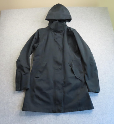 Patagonia Rain Coat Womens Medium Black H2No Hooded Waterproof Softshell 28407