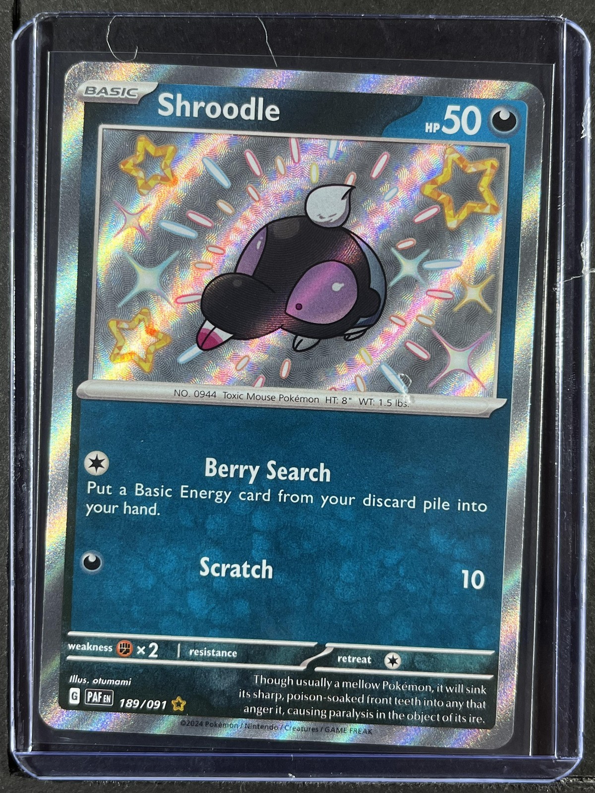 Shroodle #189/091 SV: Paldean Fates 250001
