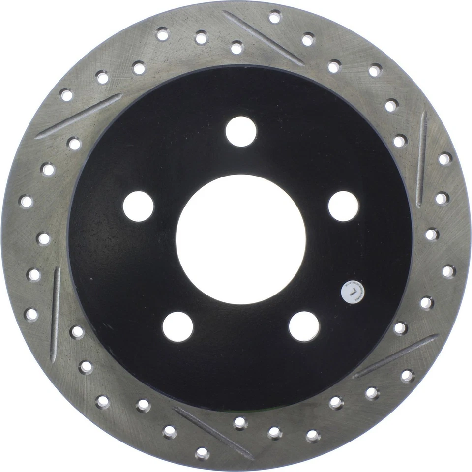 Rotor de freio a disco StopTech 127.62058L esportivo perfurado cruzado e entalhado - Imagem 3 de 4