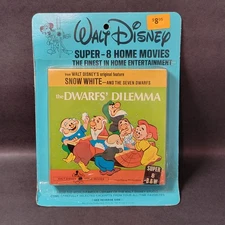 HTF Rare Vtg Walt Disney The Dwarfs' Dilemma Super 8mm Sealed PA