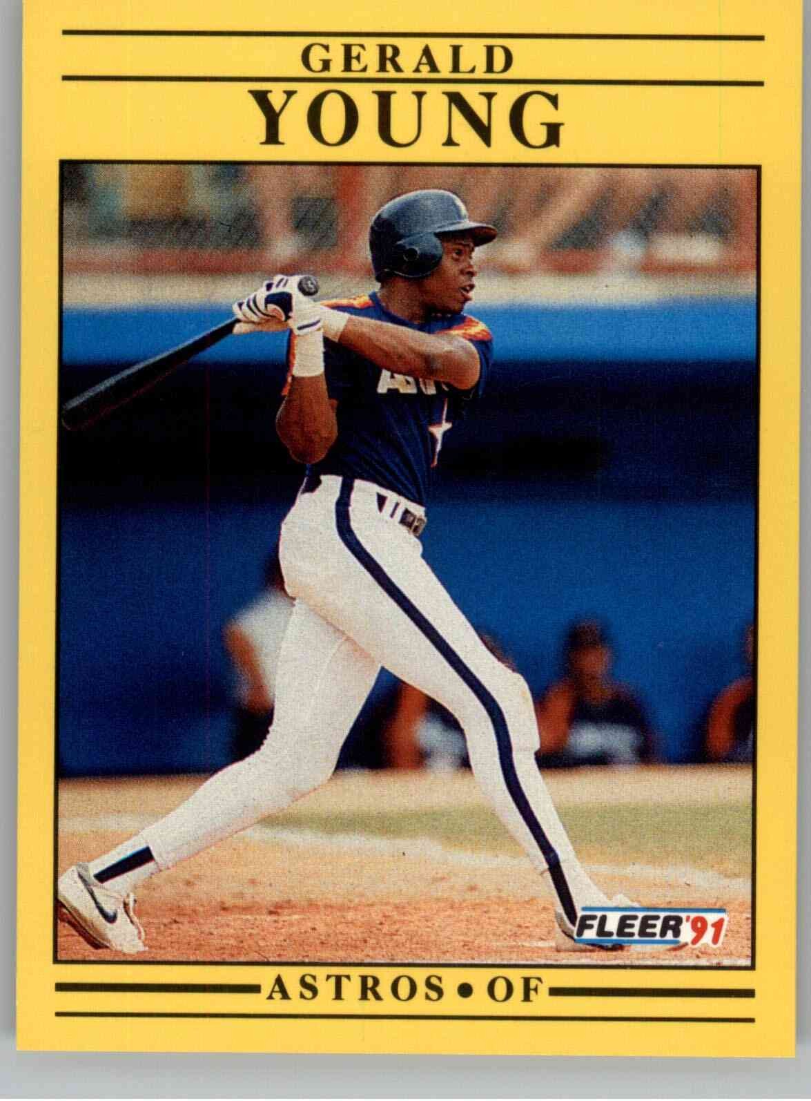 1991 Fleer 521 Gerald Young  EX Houston Astros