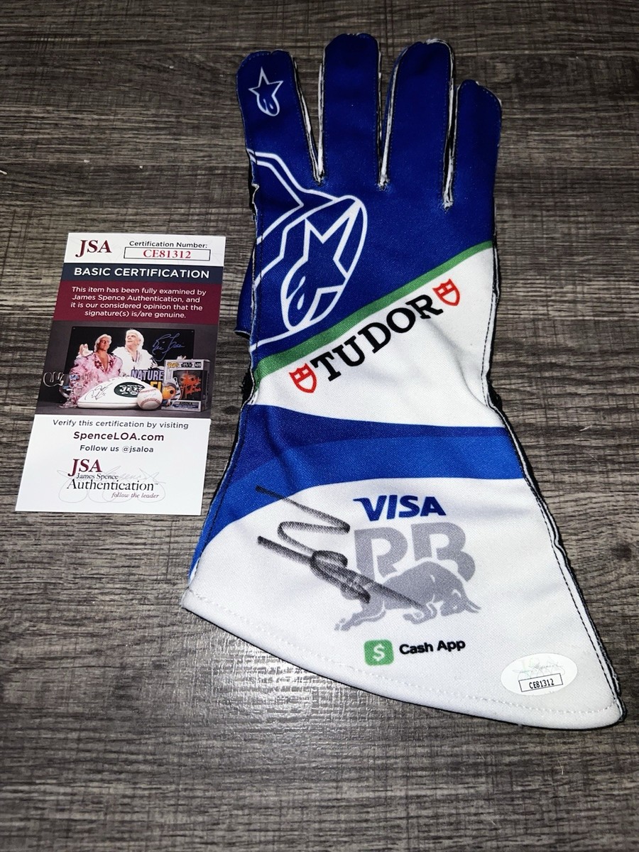 Isack Hadjar Signed Visa RB Racing Bulls Race Glove Formula 1 Star