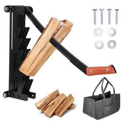 Manueller Holzspalter Handholzspalter Spanmesser Anzündspalter Kamin mit Tasche
