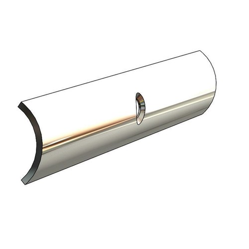 Taco Marine S114511P20 Rub Rail 3/4x20' 304 Ss Dr/cs #8 O